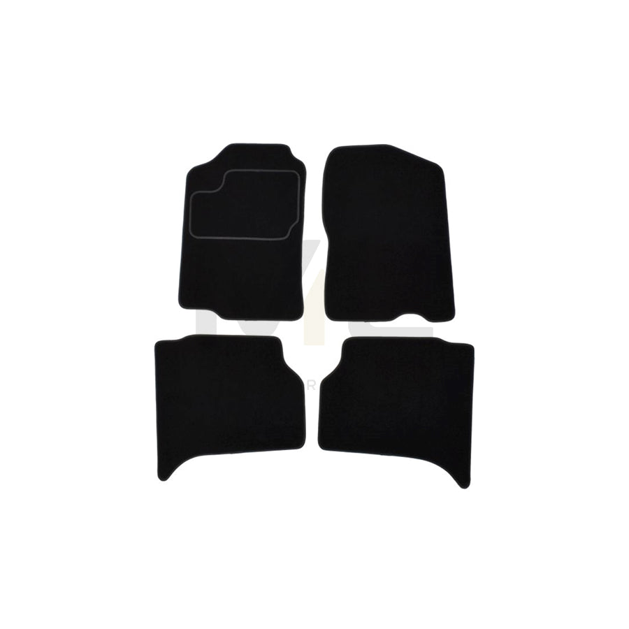 MAMMOOTH A041 ISU20 PRM 01 Floor mat set for ISUZU TROOPER Textile, Front and Rear, Quantity: 4, Black