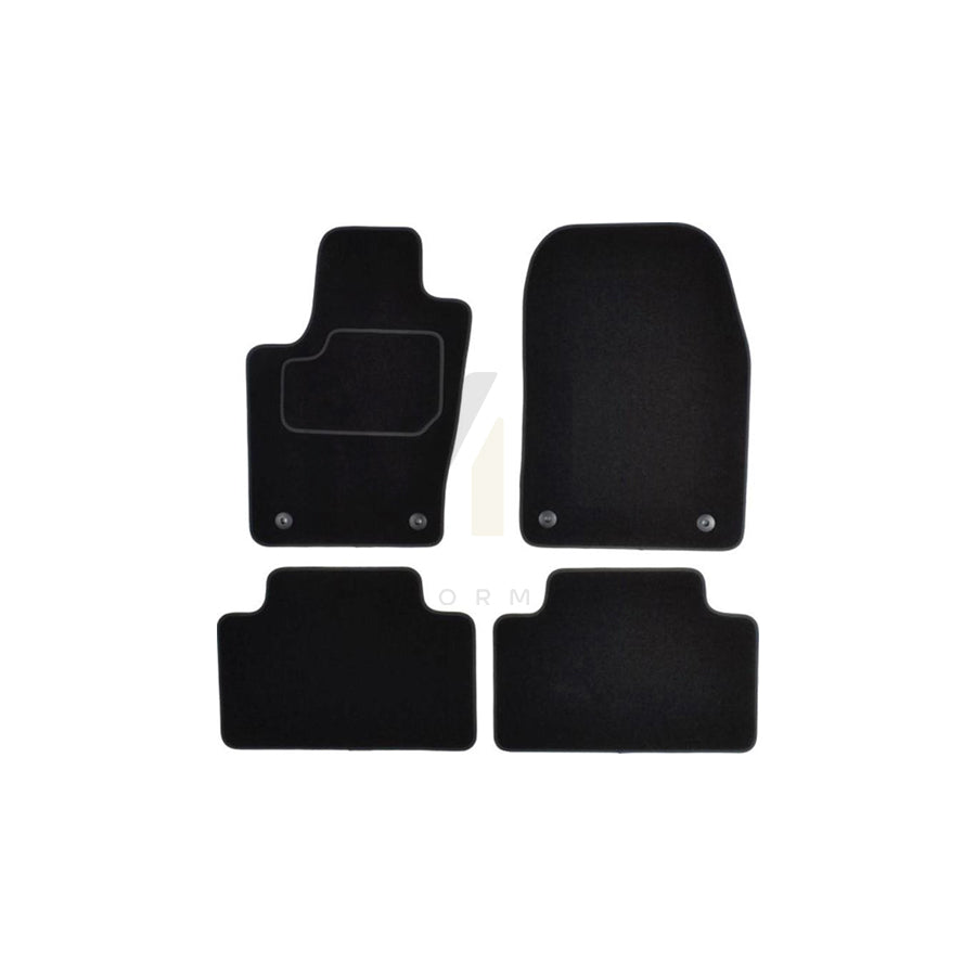 MAMMOOTH A041 JEP50 PRM 01 Floor mat set for JEEP Grand Cherokee IV (WK, WK2) Textile, Front and Rear, Quantity: 4, Black