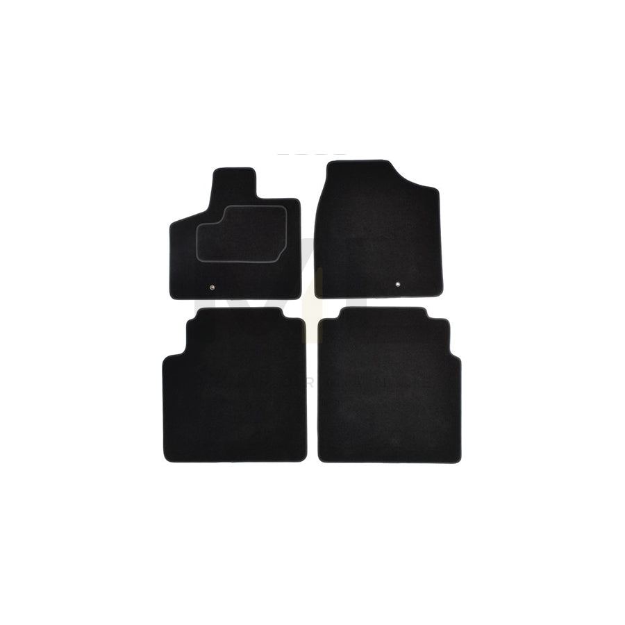 MAMMOOTH A041 LAN105 PRM 01 Floor mat set for LANCIA Voyager (404) Textile, Front and Rear, Quantity: 4, Black