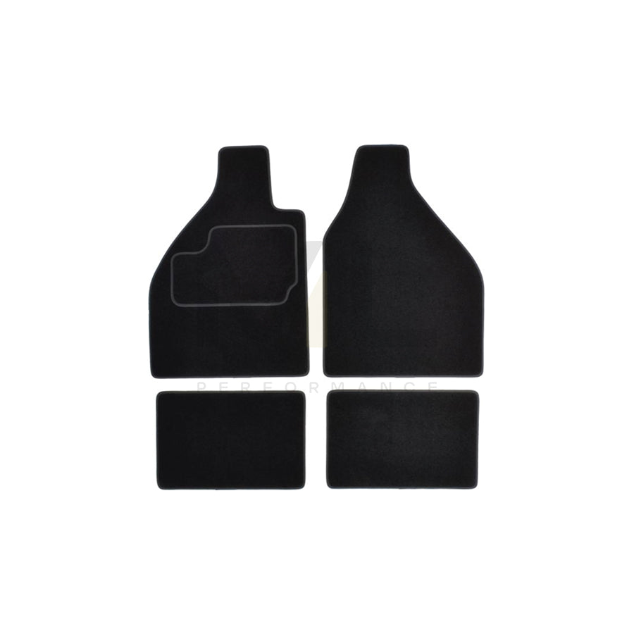MAMMOOTH A041 LAN110 PRM 01 Floor mat set for LANCIA Y10 (156) Textile, Front and Rear, Quantity: 4, Black