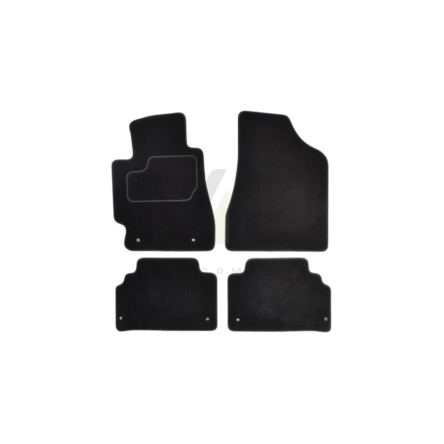 MAMMOOTH A041 LEX30 PRM 01 Floor mat set for LEXUS RX II (XU30) Textile, Front and Rear, Quantity: 4, Black