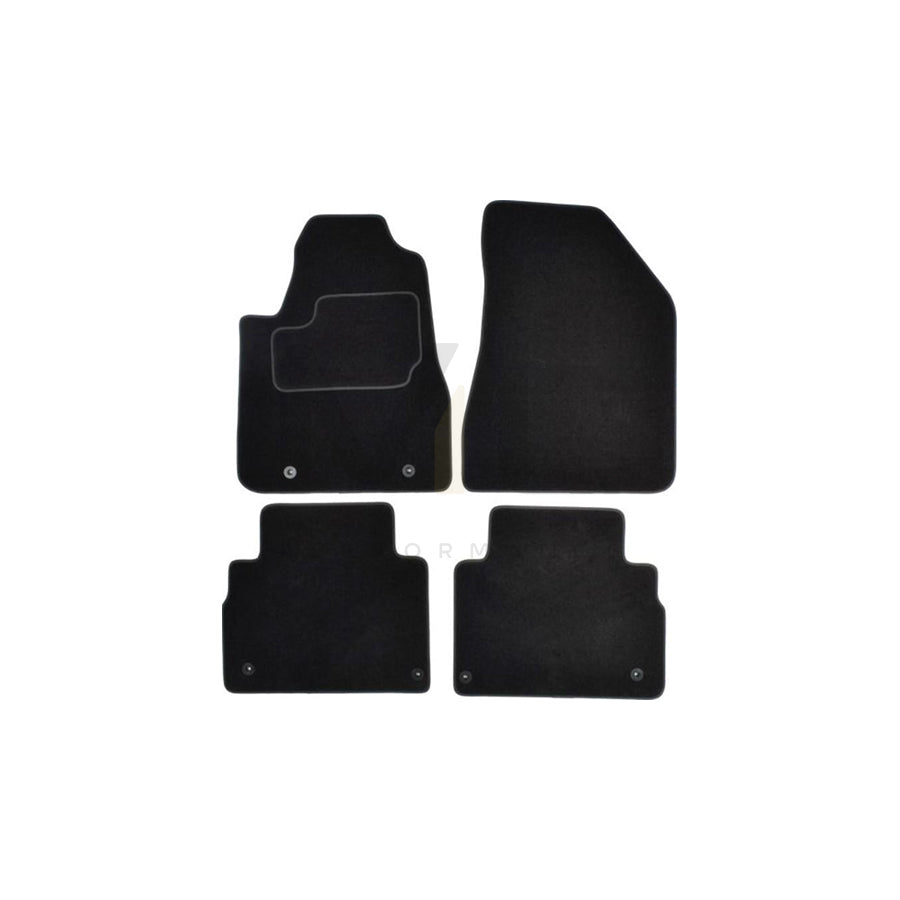 MAMMOOTH A041 LEX35 PRM 01 Floor mat set for LEXUS RX III (AL10) Textile, Front and Rear, Quantity: 4, Black