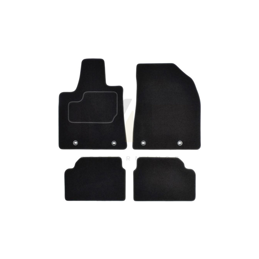 MAMMOOTH A041 LEX47 PRM 01 Floor mat set for LEXUS RX IV (AL20) Textile, Front and Rear, Quantity: 4, Black