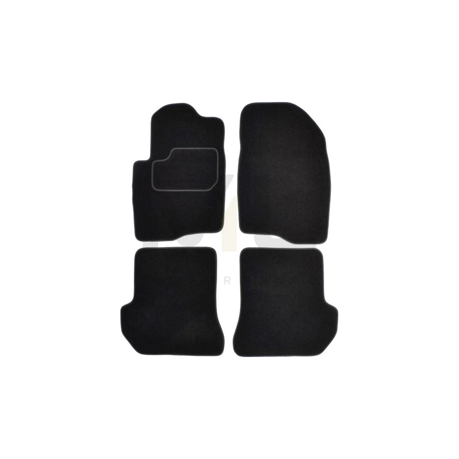 MAMMOOTH A041 MAZ12 PRM 01 Floor mat set for MAZDA 2 Hatchback (DY) Textile, Front and Rear, Quantity: 4, Black