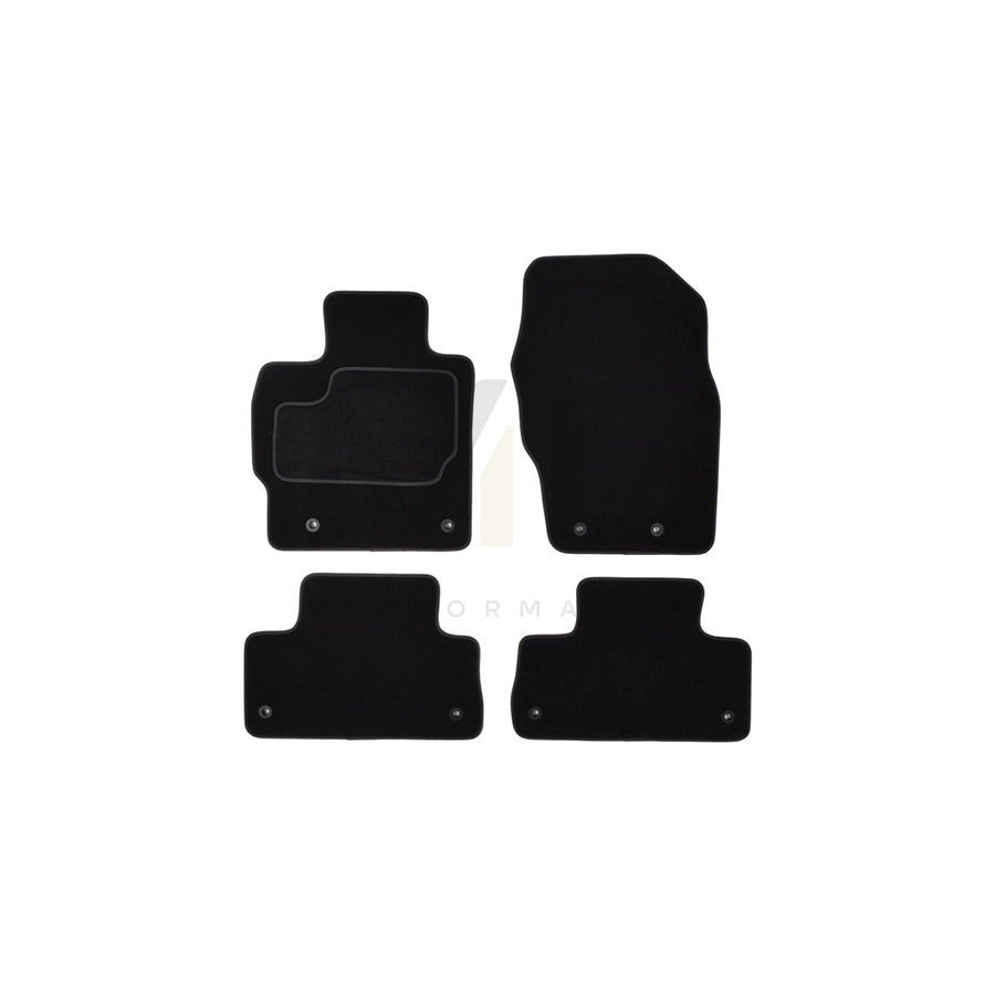 MAMMOOTH A041 MAZ120 PRM 01 Floor mat set for MAZDA CX-7 (ER) Textile, Front and Rear, Quantity: 4, Black