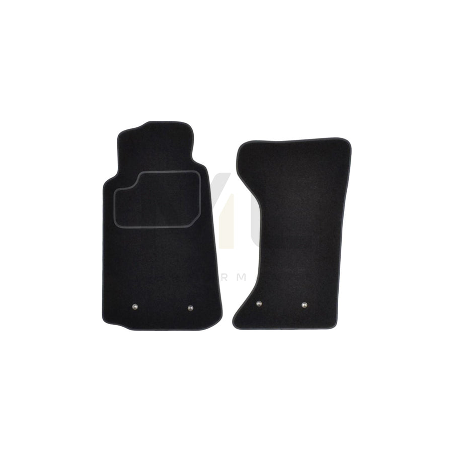 MAMMOOTH A041 MAZ160 PRM 01 Floor mat set for MAZDA MX-5 III (NC) Textile, Front, Quantity: 2, Black