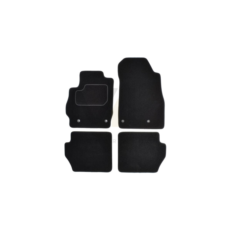 MAMMOOTH A041 MAZ20 PRM 01 Floor mat set for MAZDA 2 Hatchback (DE, DH) Textile, Front and Rear, Quantity: 4, Black
