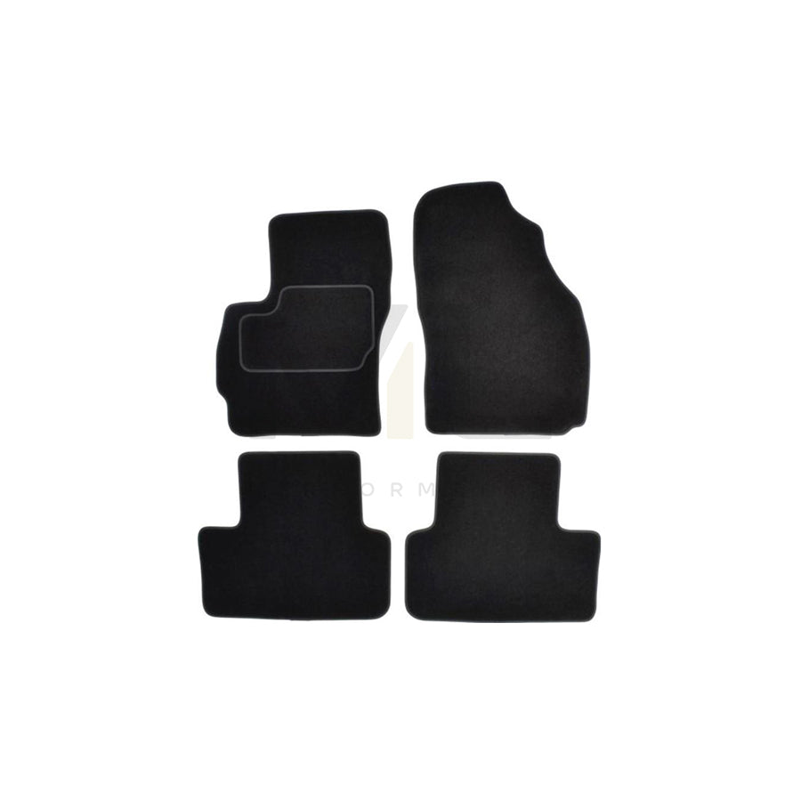 MAMMOOTH A041 MAZ50 PRM 01 Floor mat set for MAZDA 5 (CR19) Textile, Front and Rear, Quantity: 4, Black