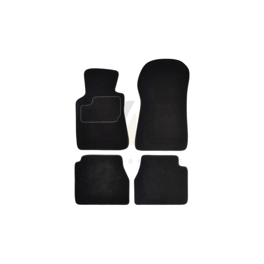 MAMMOOTH A041 MER10 PRM 01 Floor mat set suitable for MERCEDES-BENZ 190 (W201) Textile, Front and Rear, Quantity: 4, Black