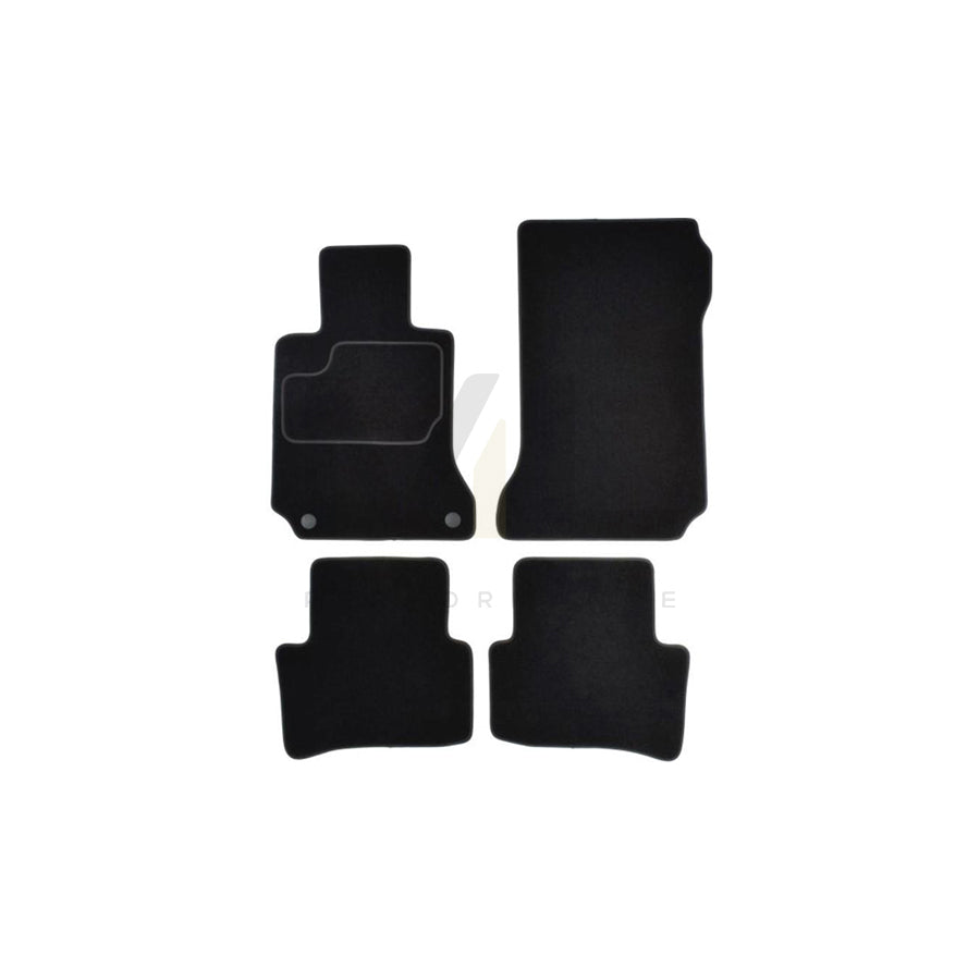 MAMMOOTH A041 MER140 PRM 01 Floor mat set suitable for MERCEDES-BENZ C-Class Textile, Front and Rear, Quantity: 4, Black