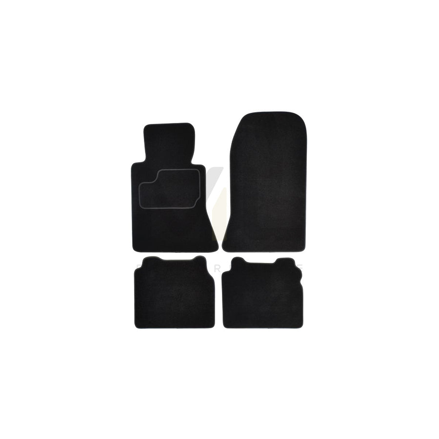 MAMMOOTH A041 MER155 PRM 01 Floor mat set suitable for MERCEDES-BENZ E-Class Saloon (W124) Textile, Front and Rear, Quantity: 4, Black