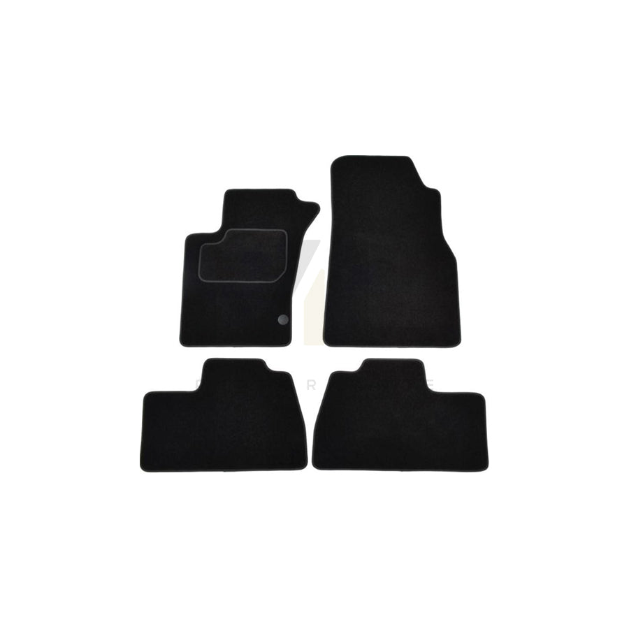 MAMMOOTH A041 MER220 PRM 01 Floor mat set suitable for MERCEDES-BENZ ML-Class (W163) Textile, Front and Rear, Quantity: 4, Black