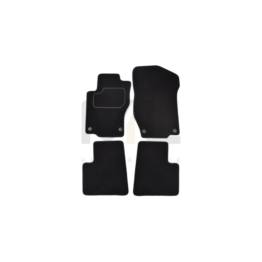 MAMMOOTH A041 MER225 PRM 01 Floor mat set suitable for MERCEDES-BENZ ML-Class (W164) Textile, Front and Rear, Quantity: 4, Black
