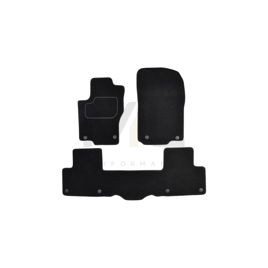 MAMMOOTH A041 MER230 PRM 01 Floor mat set suitable for MERCEDES-BENZ ML-Class (W166) Textile, Front and Rear, Quantity: 3, Black
