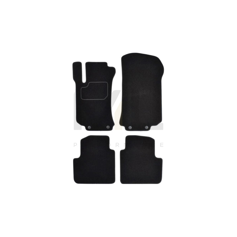 MAMMOOTH A041 MER240 PRM 01 Floor mat set suitable for MERCEDES-BENZ R-Class (W251, V251) Textile, Front and Rear, Quantity: 4, Black