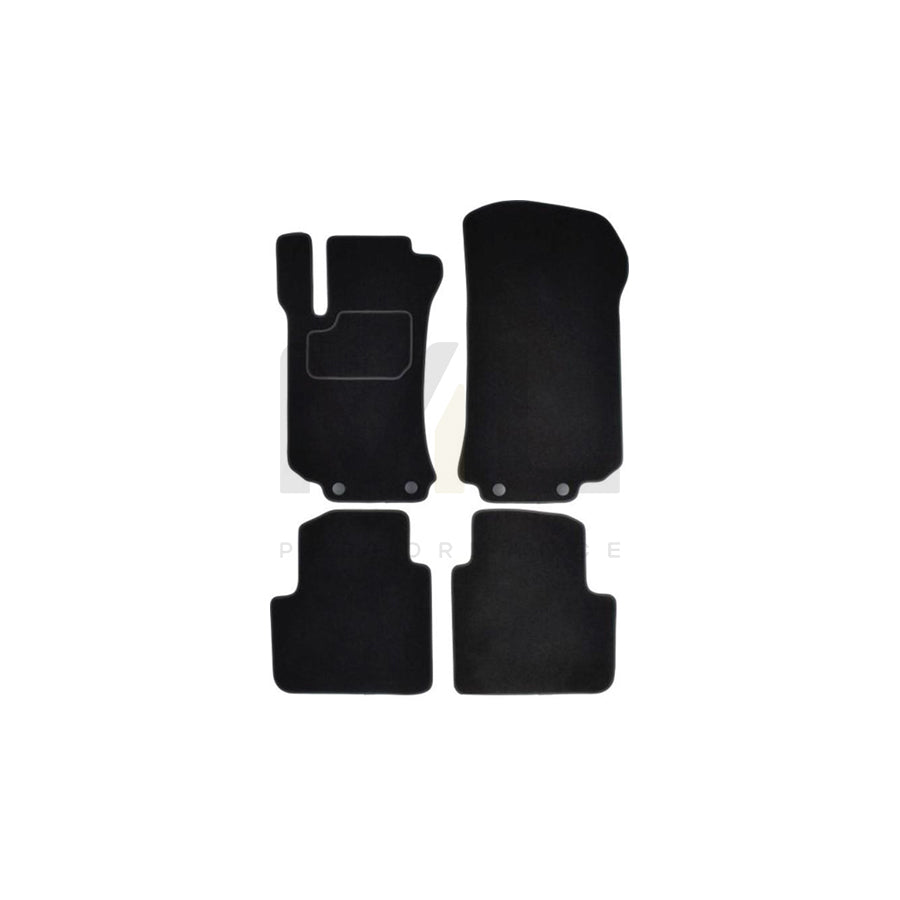 MAMMOOTH A041 MER245 PRM 01 Floor mat set suitable for MERCEDES-BENZ R-Class (W251, V251) Textile, Front and Rear, Quantity: 4, Black