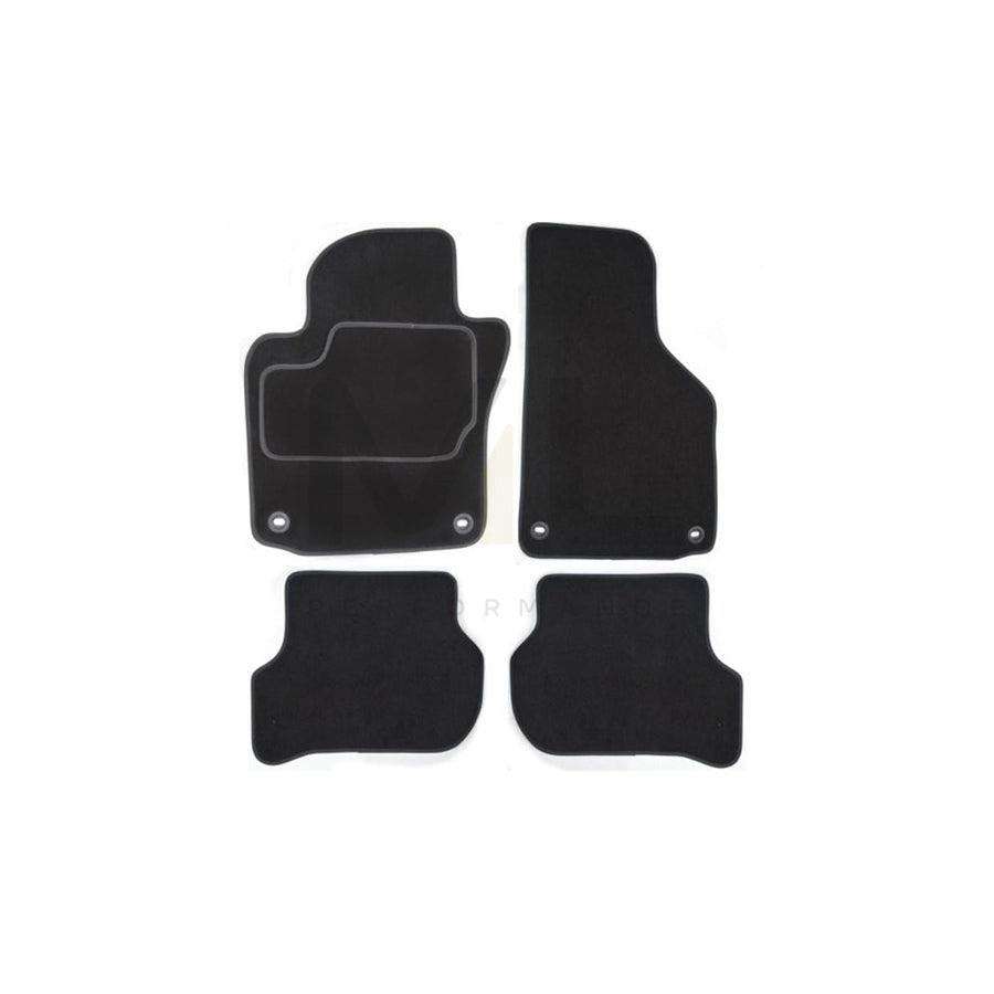MAMMOOTH A041 MER25 PRM 01 Floor mat set suitable for MERCEDES-BENZ A-Class (W168) Textile, Front and Rear, Quantity: 4, Black