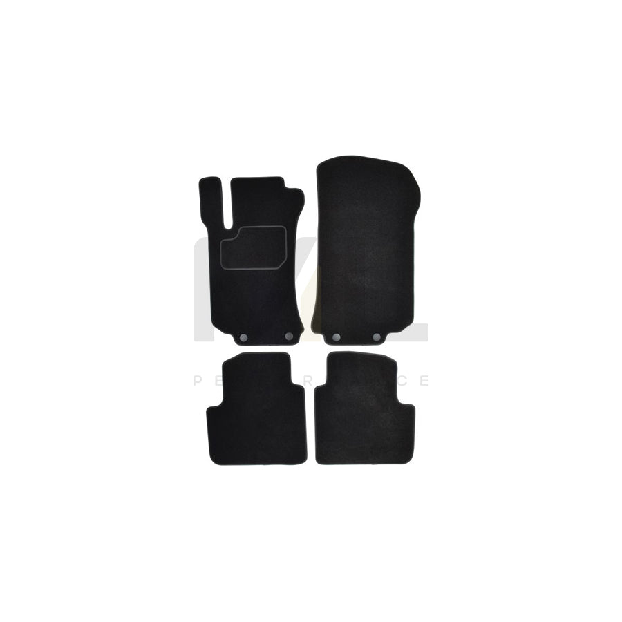 MAMMOOTH A041 MER250 PRM 01 Floor mat set suitable for MERCEDES-BENZ R-Class (W251, V251) Textile, Front and Rear, Quantity: 4, Black
