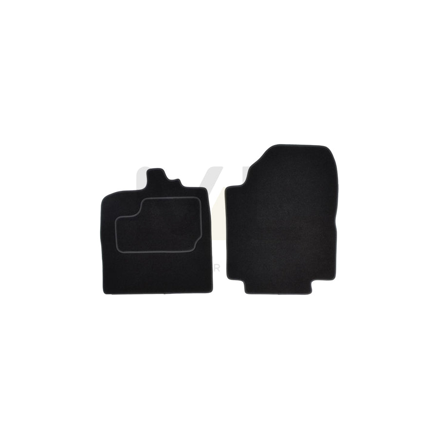 MAMMOOTH A041 MER280 PRM 01 Floor mat set for SMART FORTWO Textile, Front, Quantity: 2, Black