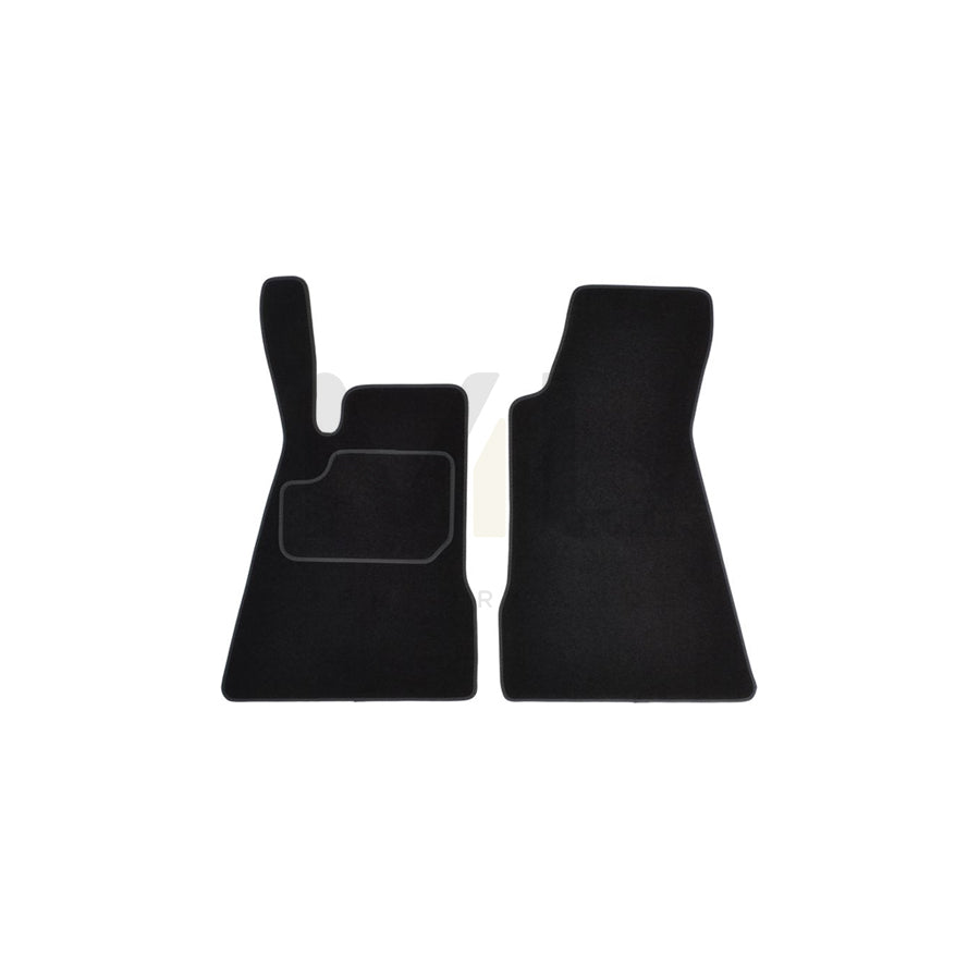 MAMMOOTH A041 MER285 PRM 01 Floor mat set for SMART ROADSTER Textile, Front, Quantity: 2, Black