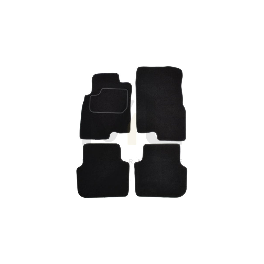 MAMMOOTH A041 MER290 PRM 01 Floor mat set for SMART Forfour I (454) Textile, Front and Rear, Quantity: 4, Black