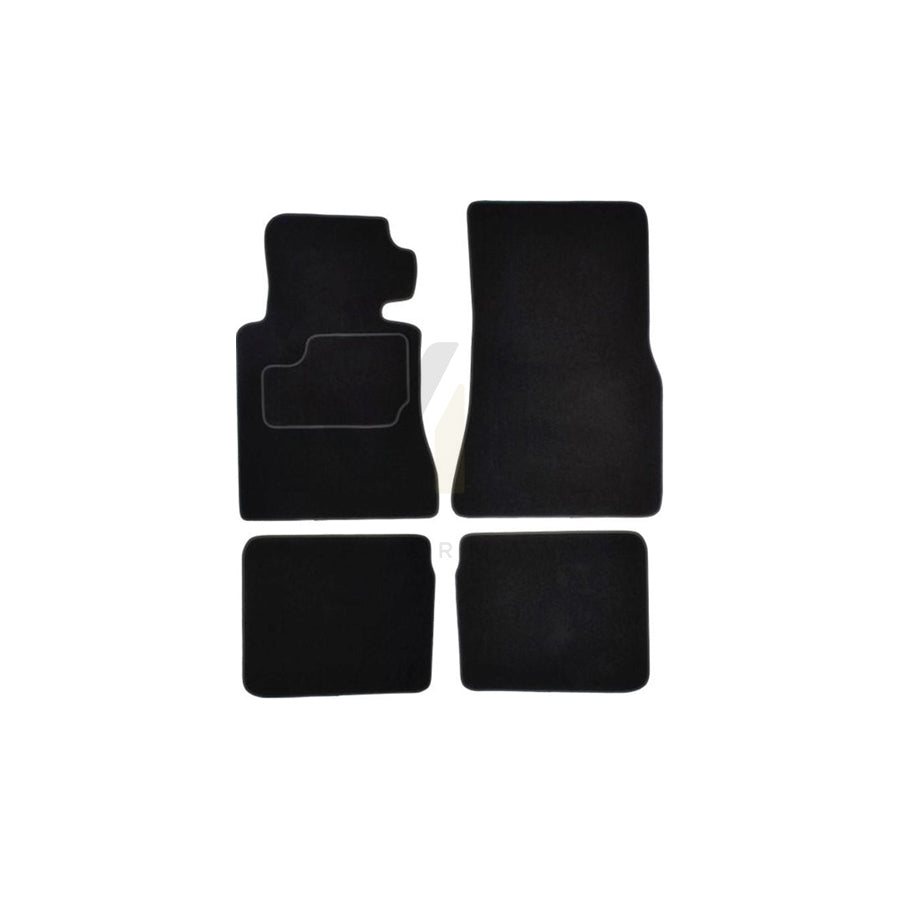 MAMMOOTH A041 MER315 PRM 01 Floor mat set suitable for MERCEDES-BENZ S-Class Saloon (W126) Textile, Front and Rear, Quantity: 4, Black