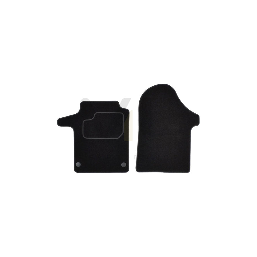 MAMMOOTH A041 MER358 PRM 01 Floor mat set suitable for MERCEDES-BENZ VITO Textile, Front, Quantity: 2, Black