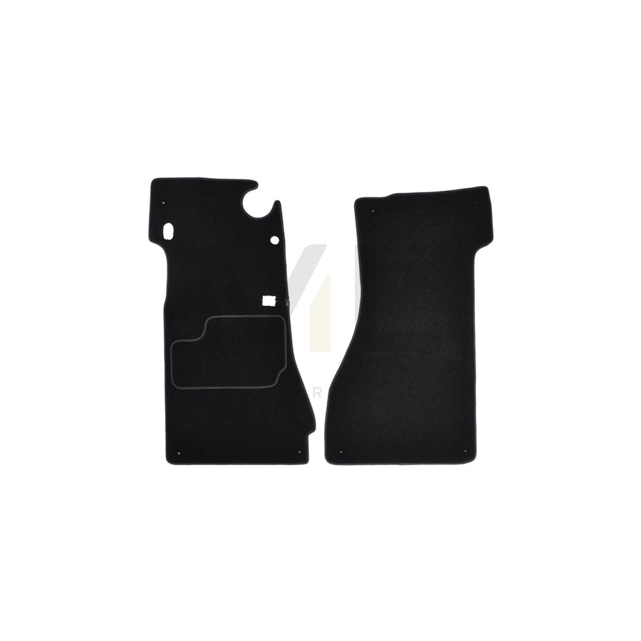 MAMMOOTH A041 MER362 PRM 01 Floor mat set for JAGUAR XJ Saloon Textile, Front, Quantity: 2, Black