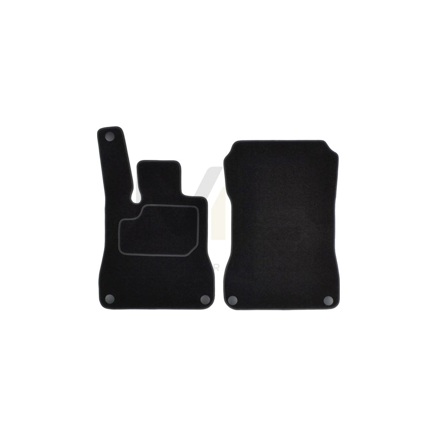 MAMMOOTH A041 MER372 PRM 01 Floor mat set suitable for MERCEDES-BENZ SL Convertible (R231) Textile, Front, Quantity: 2, Black