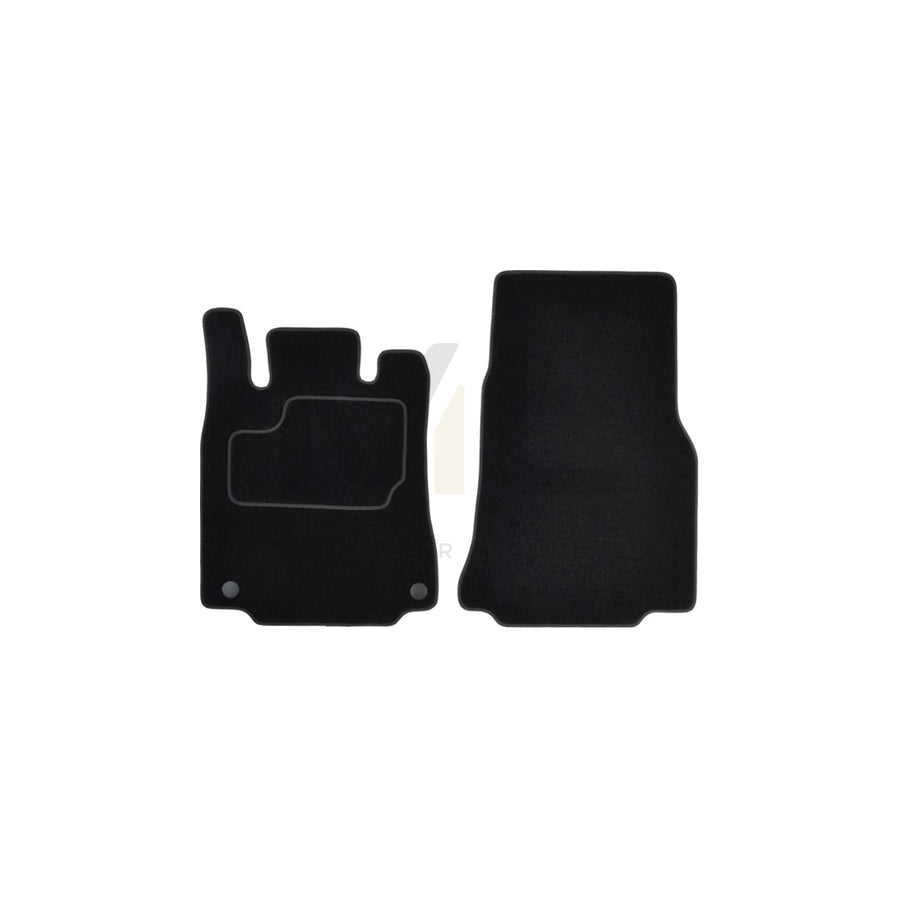 MAMMOOTH A041 MER375 PRM 01 Floor mat set suitable for MERCEDES-BENZ Vaneo (W414) Textile, Front, Quantity: 2, Black