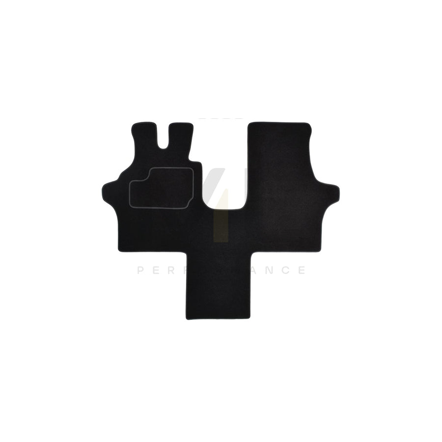 MAMMOOTH A041 MER400 PRM 01 Floor mat set suitable for MERCEDES-BENZ VITO Textile, Front, Black