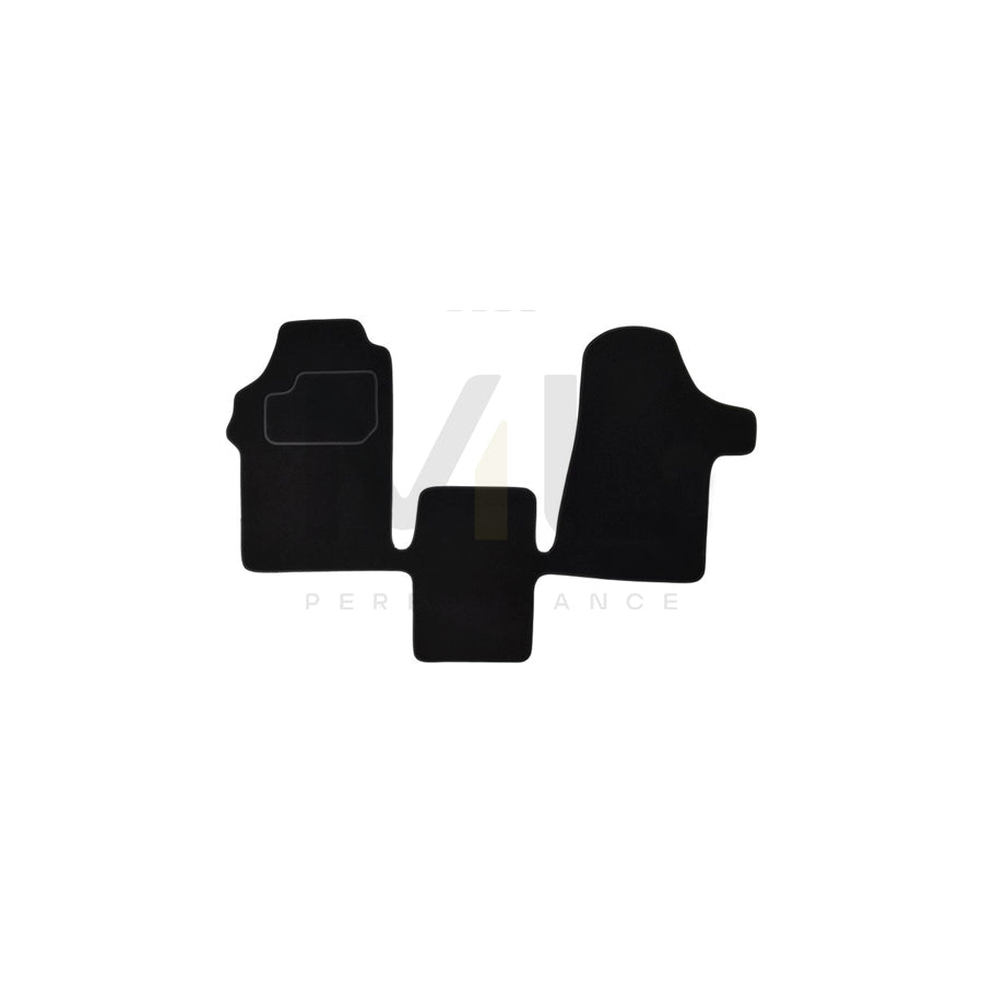 MAMMOOTH A041 MER405 PRM 01 Floor mat set suitable for MERCEDES-BENZ VITO Textile, Front, Quantity: 1, Black