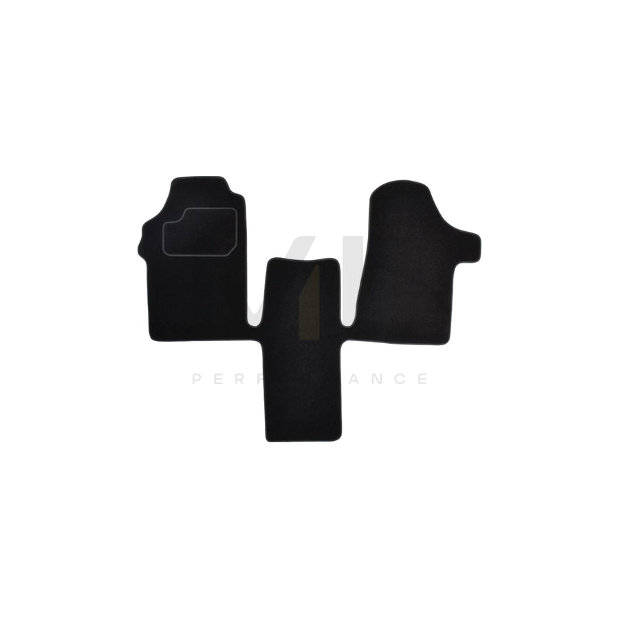 MAMMOOTH A041 MER420 PRM 01 Floor mat set suitable for MERCEDES-BENZ VITO Textile, Front, Black