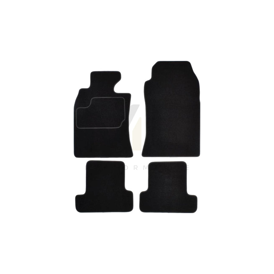 MAMMOOTH A041 MIN30 PRM 01 Floor mat set for MINI Convertible (R52) Textile, Front and Rear, Quantity: 4, Black