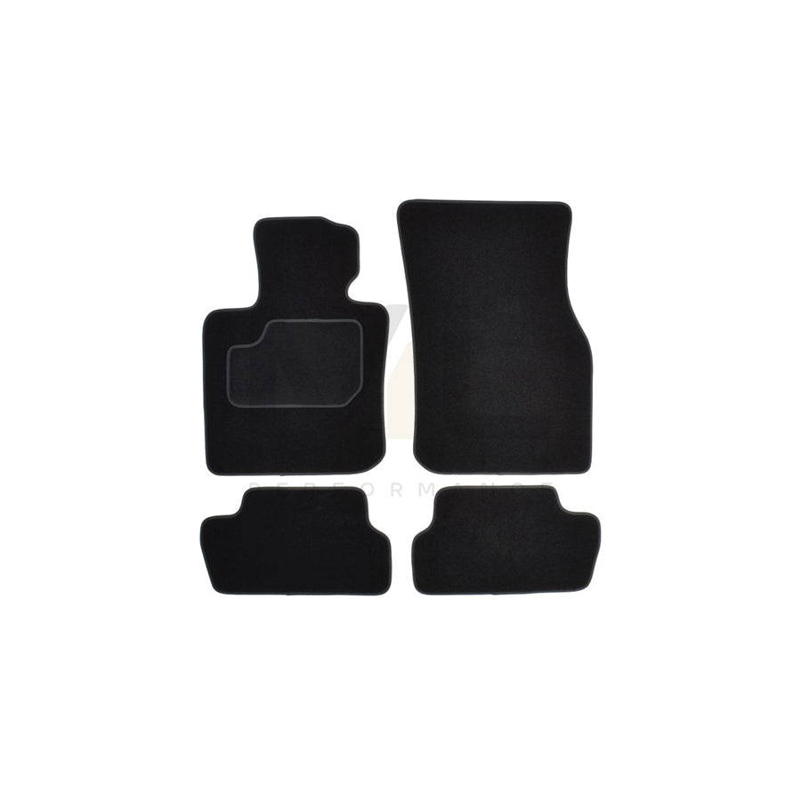 MAMMOOTH A041 MIN33 PRM 01 Floor mat set for MINI Hatchback (F56) Textile, Front and Rear, Quantity: 4, Black