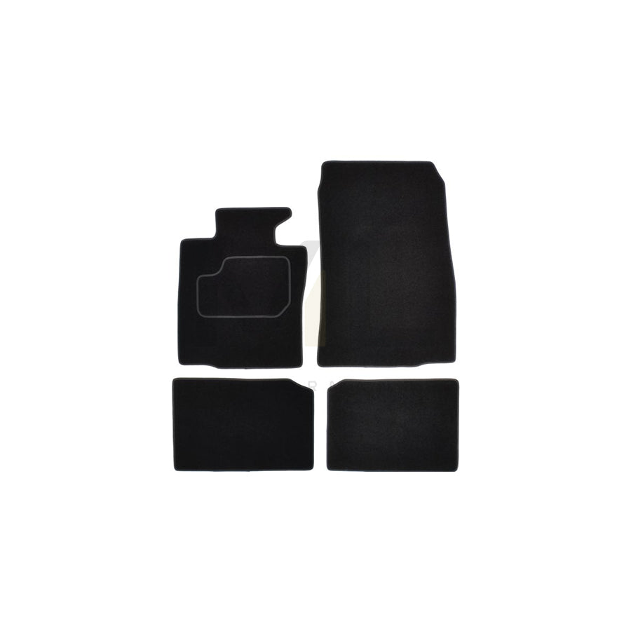 MAMMOOTH A041 MIN40 PRM 01 Floor mat set for MINI Countryman (R60) Textile, Front and Rear, Quantity: 4, Black