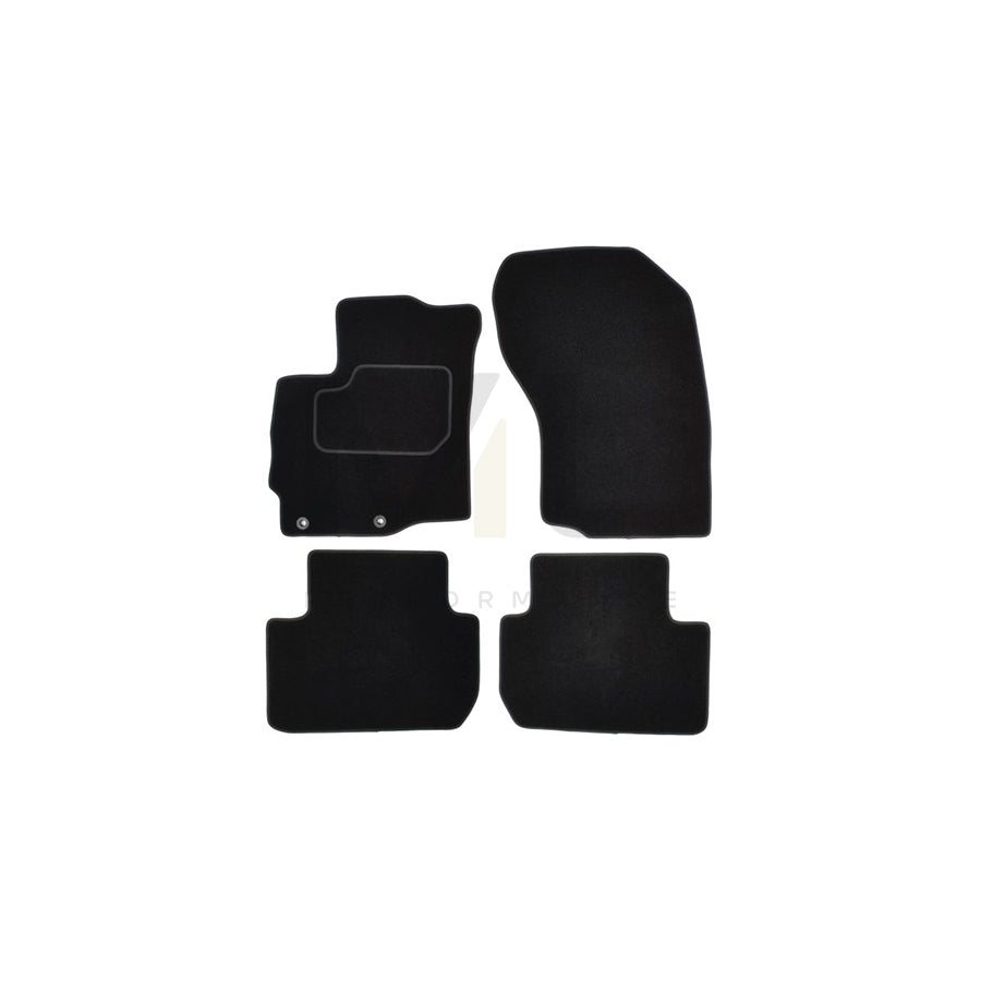 MAMMOOTH A041 MIT111 PRM 01 Floor mat set for MITSUBISHI Outlander III Off-Road (GG, GF) Textile, Front and Rear, Quantity: 4, Black