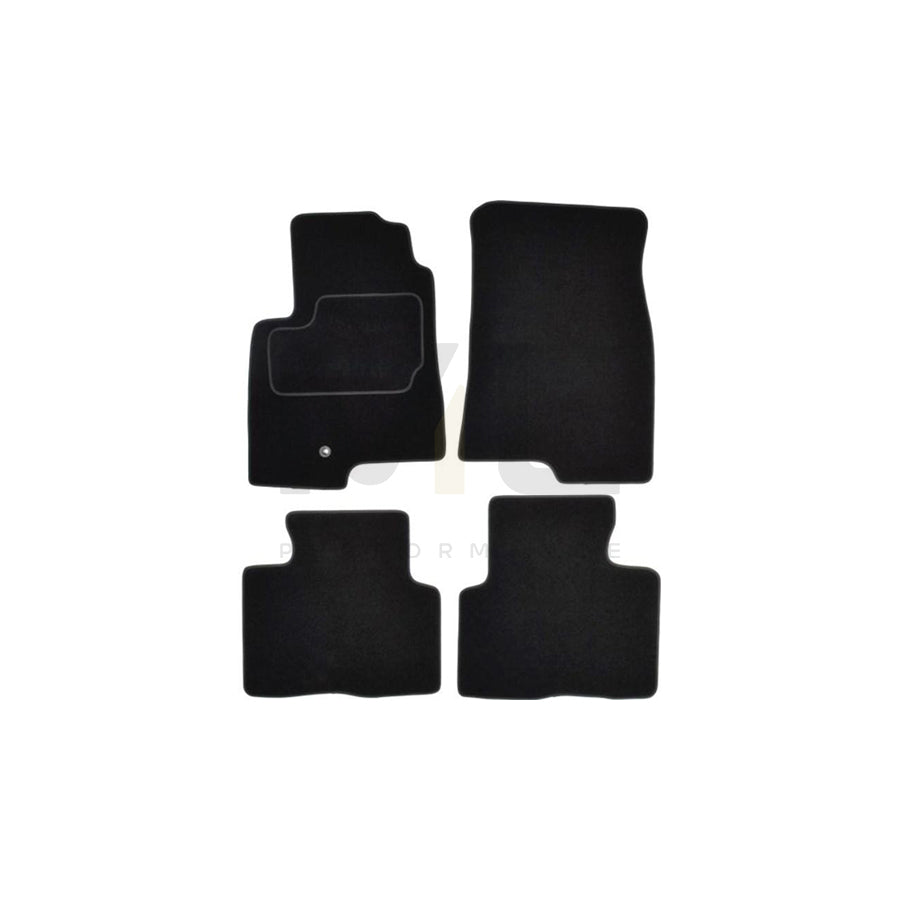 MAMMOOTH A041 MIT135 PRM 01 Floor mat set for MITSUBISHI Pajero / Shogun III (V60) Textile, Front and Rear, Quantity: 4, Black