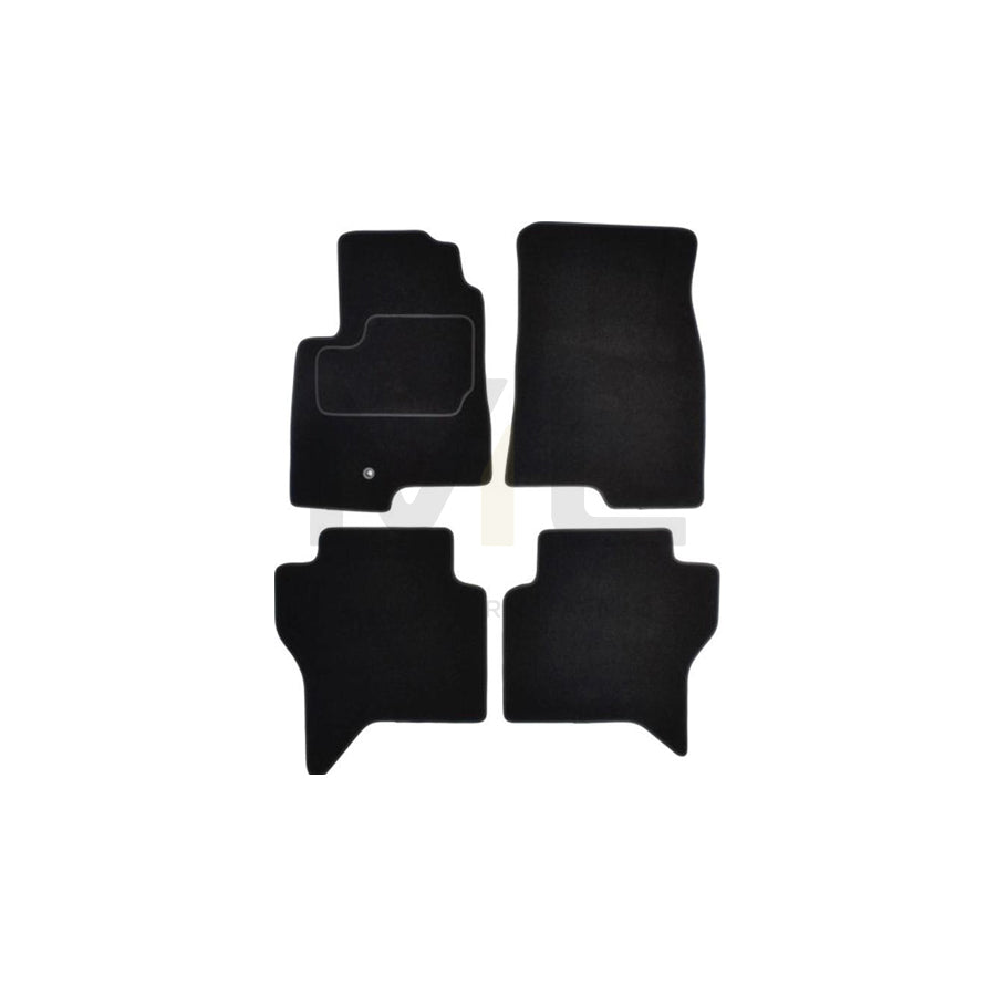 MAMMOOTH A041 MIT145 PRM 01 Floor mat set for MITSUBISHI Pajero / Shogun III (V60) Textile, Front and Rear, Quantity: 4, Black