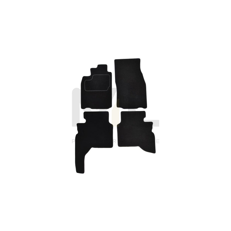 MAMMOOTH A041 MIT155 PRM 01 Floor mat set for MITSUBISHI Pajero / Shogun Sport I Off-Road (K70, K90) Textile, Front and Rear, Quantity: 4, Black