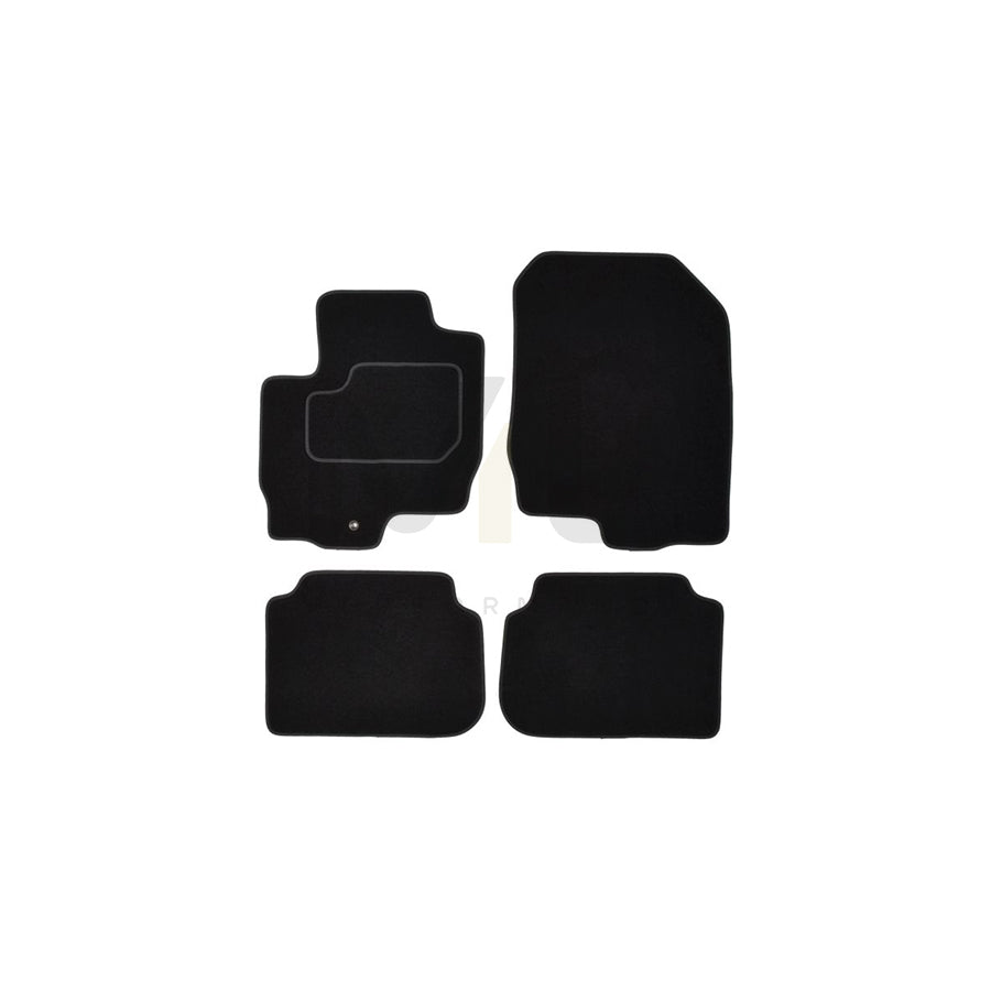 MAMMOOTH A041 MIT35 PRM 01 Floor mat set for MITSUBISHI Colt VI (Z30) Textile, Front and Rear, Quantity: 3, Black