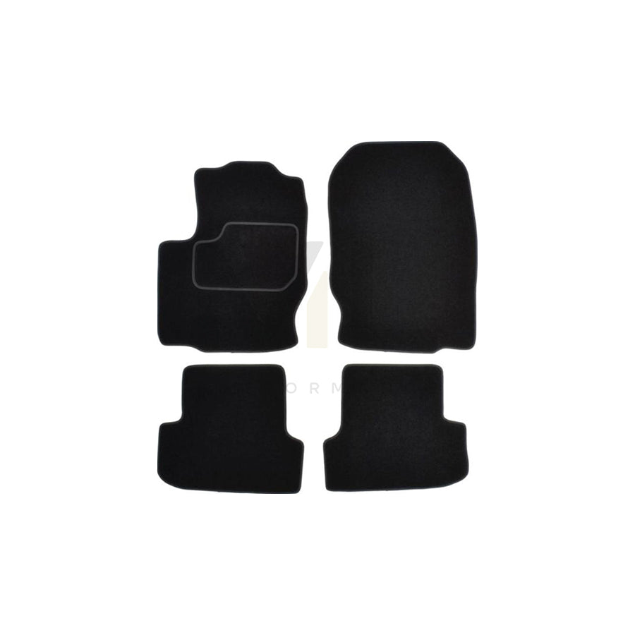MAMMOOTH A041 MIT45 PRM 01 Floor mat set for MITSUBISHI Colt VI CZC Convertible (RG) Textile, Front and Rear, Quantity: 4, Black