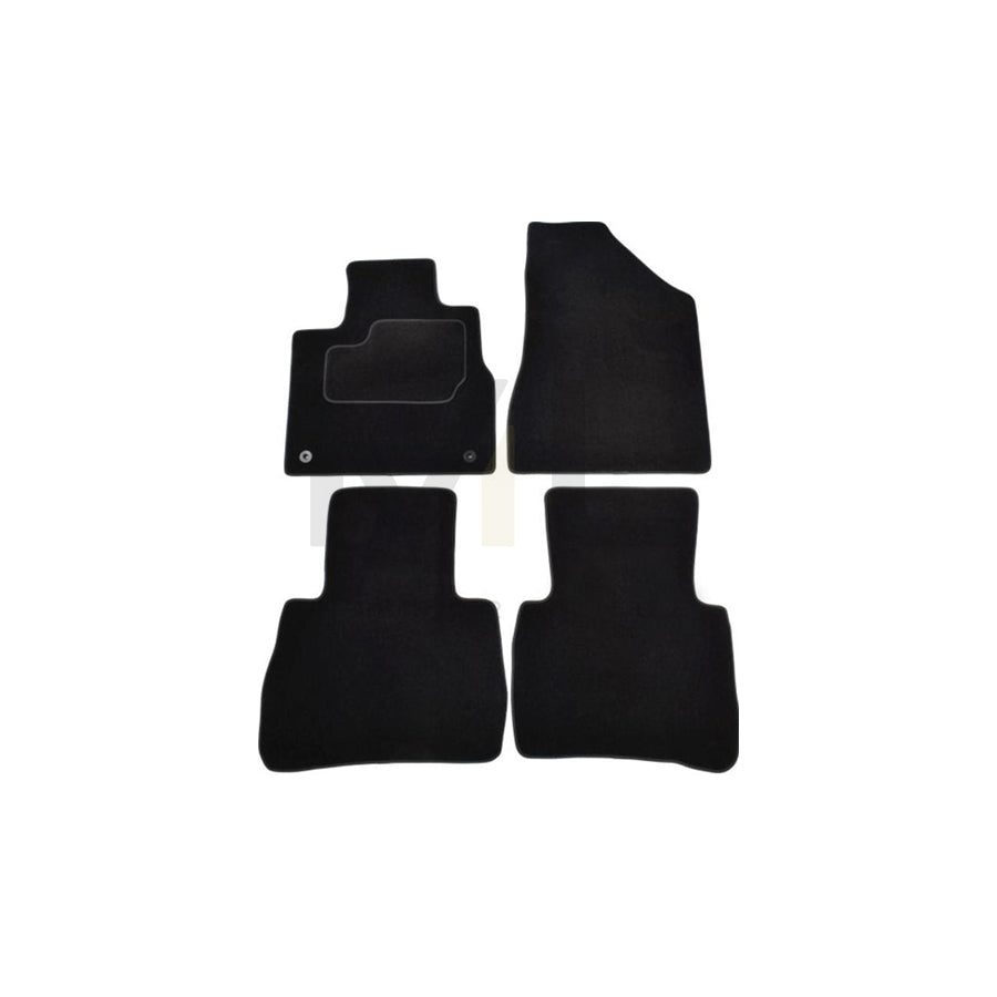 MAMMOOTH A041 NIS105 PRM 01 Floor mat set for NISSAN Murano II (Z51) Textile, Front and Rear, Quantity: 4, Black