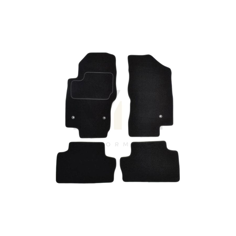 MAMMOOTH A041 NIS120 PRM 01 Floor mat set for NISSAN Pathfinder III (R51) Textile, Front and Rear, Quantity: 4, Black