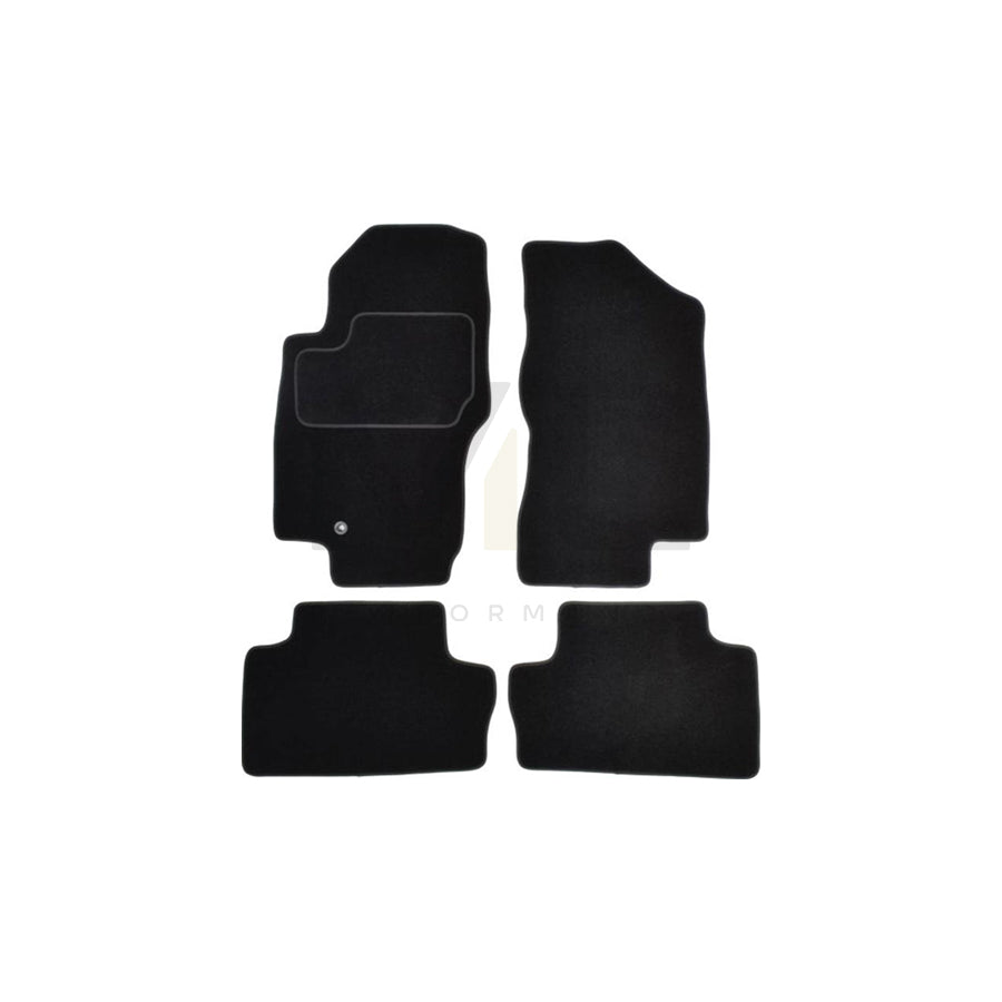 MAMMOOTH A041 NIS125 PRM 01 Floor mat set for NISSAN Pathfinder III (R51) Textile, Front and Rear, Quantity: 4, Black