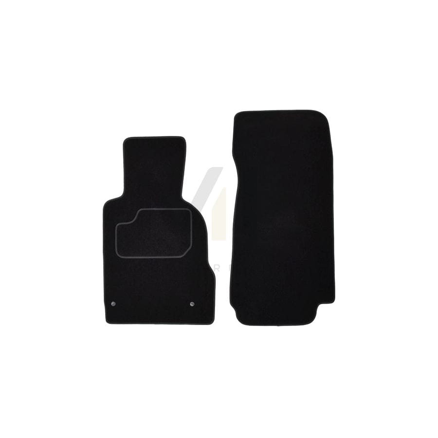 MAMMOOTH A041 NIS157 PRM 01 Floor mat set for NISSAN Pulsar Hatchback (C13) Textile, Front and Rear, Quantity: 4, Black