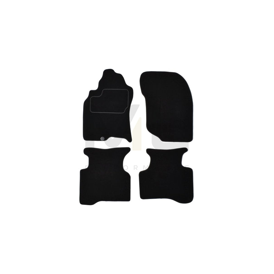 MAMMOOTH A041 NIS290 PRM 01 Floor mat set for NISSAN X-Trail (T30) Textile, Front and Rear, Quantity: 4, Black