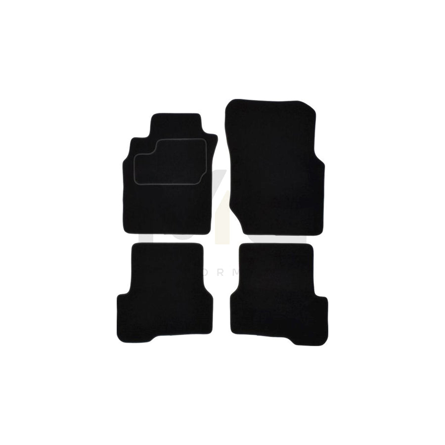 MAMMOOTH A041 NIS50 PRM 01 Floor mat set for NISSAN Almera II Hatchback (N16) Textile, Front and Rear, Quantity: 4, Black