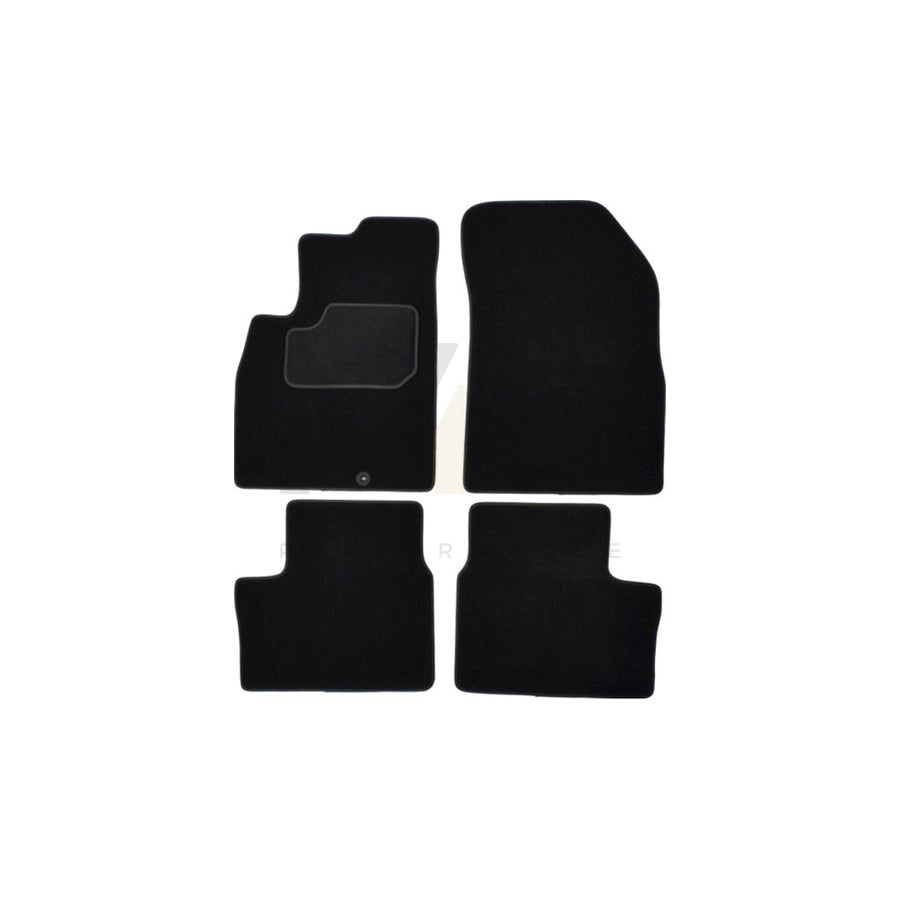MAMMOOTH A041 NIS90 PRM 01 Floor mat set for NISSAN Micra IV Hatchback (K13) Textile, Front and Rear, Quantity: 4, Black