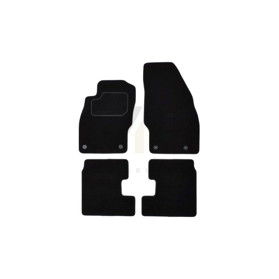 MAMMOOTH A041 OPL10 PRM 01 Floor mat set for OPEL Adam (M13) Textile, Front and Rear, Quantity: 4, Black
